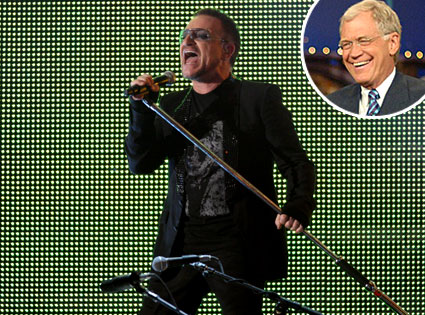 U2, David Letterman U2, David Letterman
